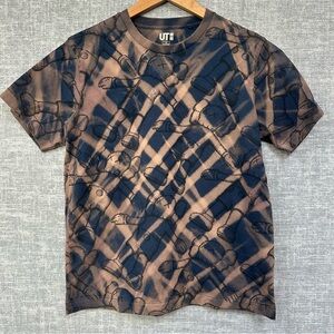 🔥SOLD 🔥Kaws + Uniqlo Custom Tie Dye Graphic Tee Mens Size Small